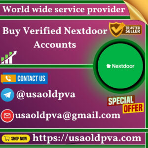 Buy Verified Nextdoor Accounts